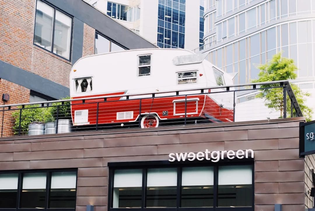 A Sweetgreen salad counter during lunch service